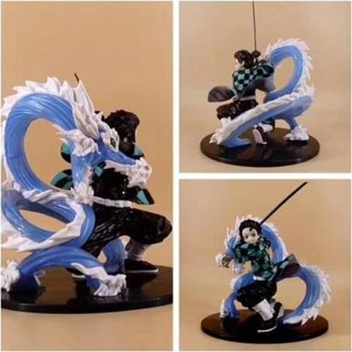 Anime Demon Slayer: Kimetsu no Yaiba Kamado Tanjirou 1/8 Action Figure Collectible Models Toys