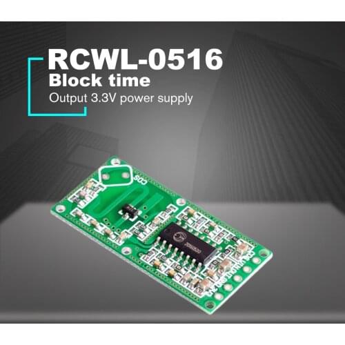 RCWL-0516 Doppler Radar Sensor Motion Detector Microwave Module for Arduino Human Body Induction Switch Intelligent Detection