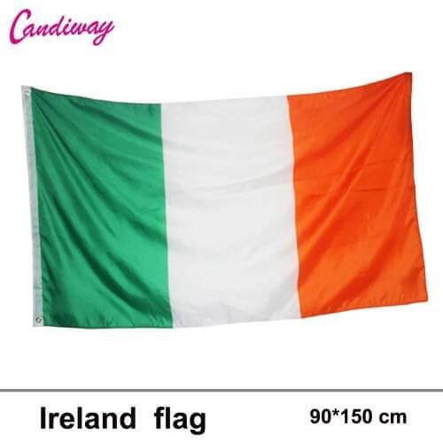 Irish flag High Quality Indoor banner No Flagpole Home decoration Outdoor polyester