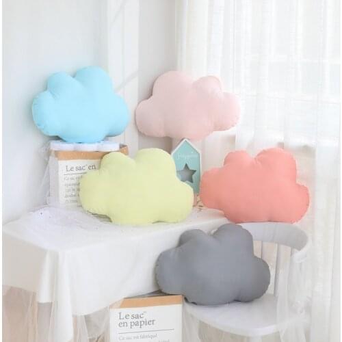 Creative Soft Cotton Cloud Shaped Plush Stuffed Pillow Bed Cushion Toys Home Sofa Car Decor Gift