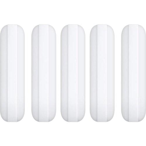 5 Pcs 25Mm(1 Inch) PTFE Magnetic Stirrer Mixer Stir Bar,White Color,Laboratory Bar,Stir Plate Bar,7Mm25mm Stir Bars