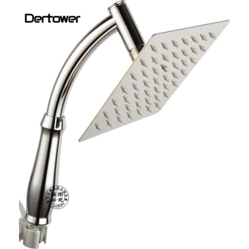 4"/6"/8" Luxury Stainless Steel Ultra-Thin Large Rainfall Shower Head Bathroom Showerhead High Pressure Hand Held Shower head