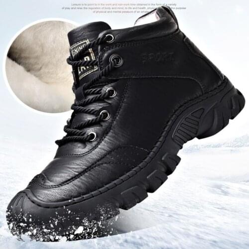 Hiking Shoes Men Winter Mountain Climbing Trekking Boots Top Quality Outdoor Fashion Casual Snow Boots