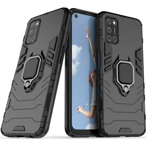 Shockproof Bumper For OPPO A52 Case For OPPO A53 A33 32 A72 Realme X7 7 Pro C11 C12 C15 Silicone Armor PC Protective Phone Cover