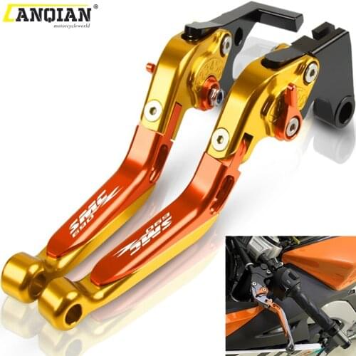 For 690SMCR 2014 2015 2016 2017 Motorcycle CNC Adjustable Extendable Foldable Brake Clutch Levers Handle Brakes 690 SMCR