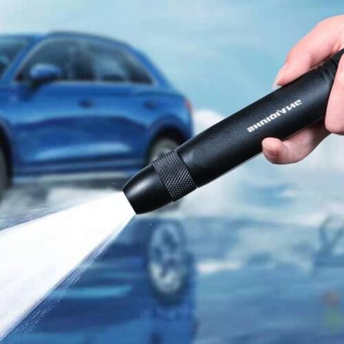 Garden Hose Nozzle Adjustable High Pressure Washer Water Gun Metal Water Jet Sprayer for Car Wash Watering Cleaning Garden Tool