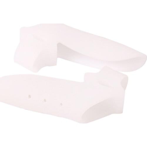 2Pcs=1Pair Toe Separator Hallux Valgus Bunion Corrector Orthotics Feet Bone Thumb Adjuster Correction Pedicure Sock Straightener