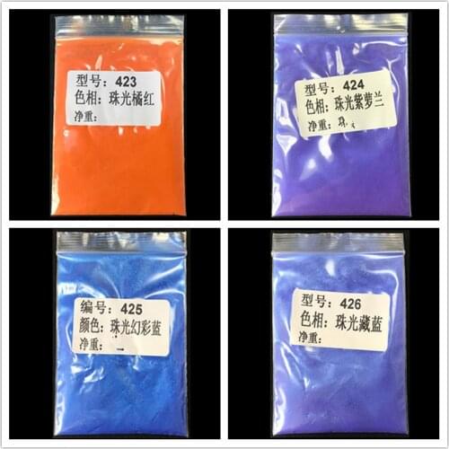 Cosmetic Eyeshadow Pearlescent Powder Pigment DIY Soap Car Paint Nail Polish Mica Glitter Pearl Mica Powder 500g/bag