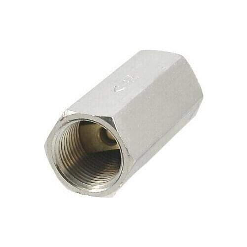 Solid Brass 3/8" PT Thread Air Gas Water Non-return One Way Check Valve