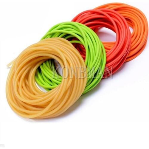 10M 3060 rubber band hunting shooting slingshot rubber sports natural latex tube slingshot replacement rubber band accessories