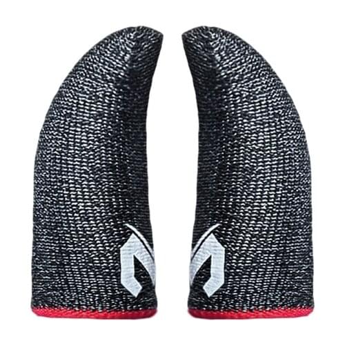 2 Pcs Phone Games Sweat-Proof Finger Gloves Thumbs Finger Cover Anti-slip Cot Sleeve For PUBG Touch Screen Game For Gamer New