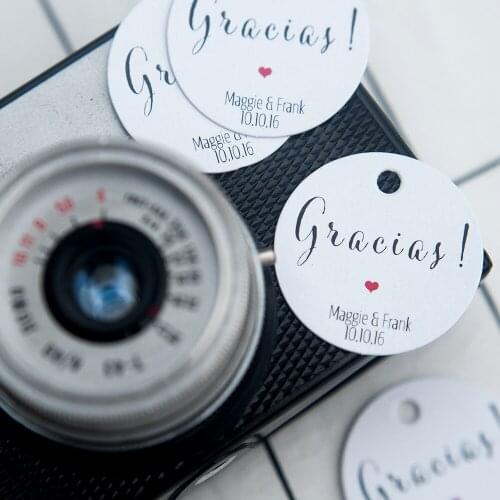 200 pcs 3.5cm Round Kraft/White Paper Label Customization Wedding Product Tags Greetings Bridal Shower Favor Tag Your Logo