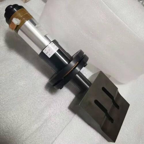 20K 2000W 2600w High Power Ultrasonic Welding Transducer with 110x20mm Horn flange whole set for mask machine sealing parts