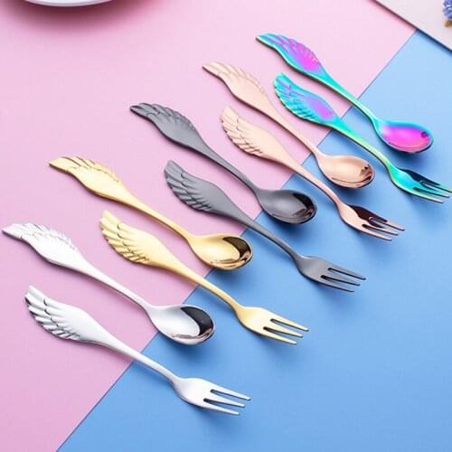 304 Stainless Steel Cutlery Set Forks Spoons Tableware Dinnerware Set Spoon Kitchen Flatware Silverware Sets