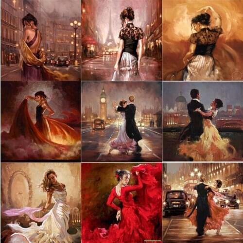 5D DIY Diamond Painting Beautiful Gentleman Piano Dance Full Diamond Embroidery Mosaic Art Picture