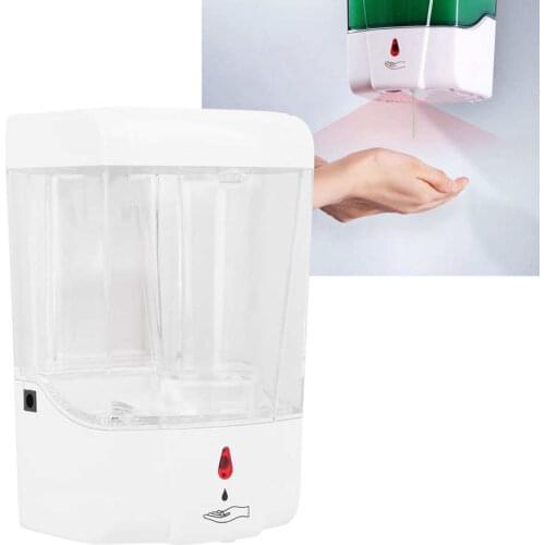 700ml Capacity Automatic Induction Soap Dispenser Wall Mounted Touchless Sensor Hand Detergent Dispensador For Bathroom Kitchen