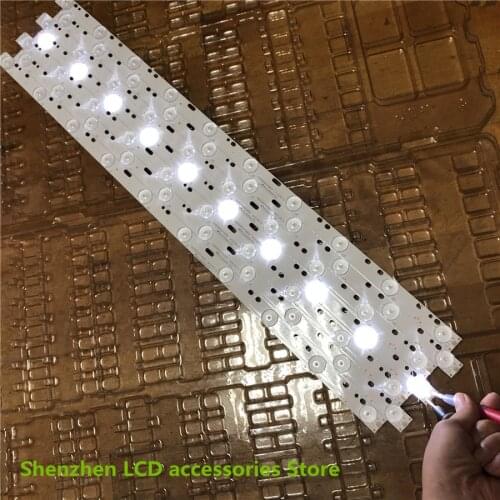 9Pieces/lot 32 "universal light bar10 lamp 3V length 57CM LED backlight bar aluminum DLED32DH3101005.B 100%NEW
