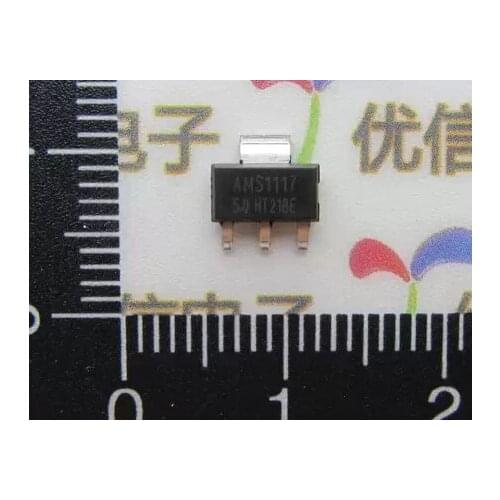 AMS1117-5.0V power supply IC / AMS1117 SOT-223 voltage regulator IC / Buck LDO linear regulator 1A LOW DROPOUT VOLTAGE REGULATOR