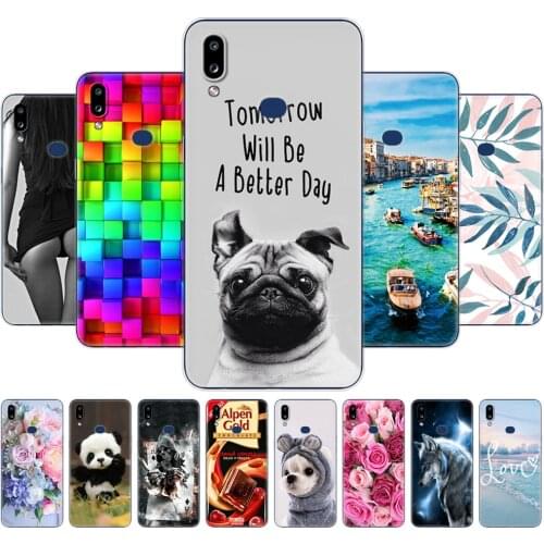 For Samsung A10S Case Painted Soft TPU Silicon Back Phone Case Cover For Samsung Galaxy A10S GalaxyA10S A 10S A107F Coque Bumper
