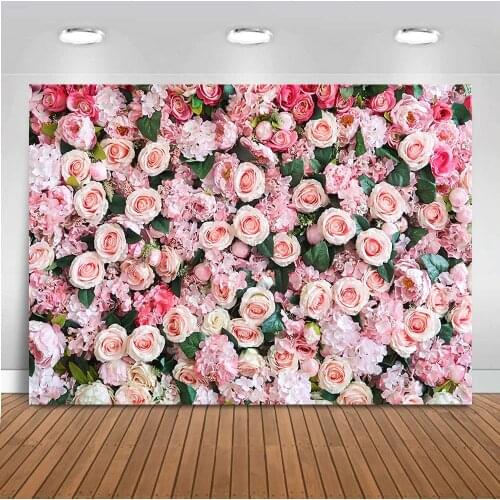 Valentines backdrop for photography Flower Background for photo studio Floral Photocall Boda Back dorp Love Backdrops for photo