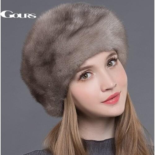 Женские вязаные шапки GOURS China At AliExpress