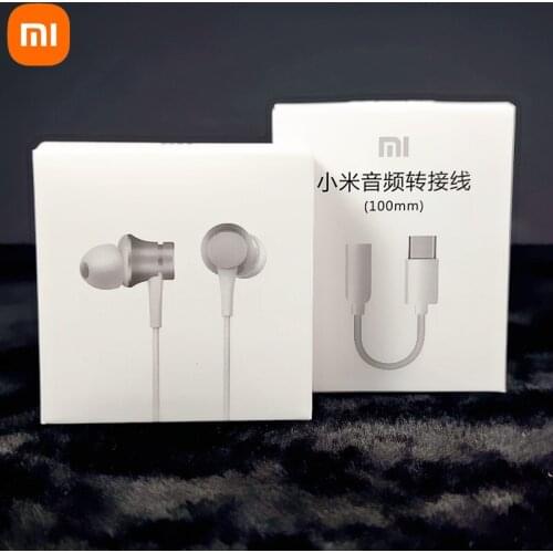 Xiaomi headphones type c to 3.5mm cable USB Type-C 3.5 AUX Headphone Adapter For Xiaomi 6 8 9 10 redmi note 8 9 10 poco X3