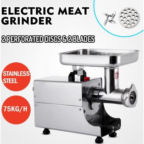 Commercial Meat Grinder Mincer Sausage Stainless Meat Cutting Slicer Durability