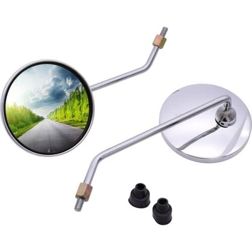 For Honda CBR500R CBR500F CBR929RR CBR600RR CBR954RR Motorcycle rearview mirror round mirror motorcycle long stem accessories