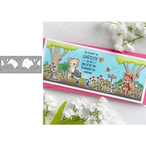 Summer Beautiful Woods Cutting Dies Scrapbook Dariy Decoration Stencil Embossing Template DIY Greeting Card Handmade New 2021