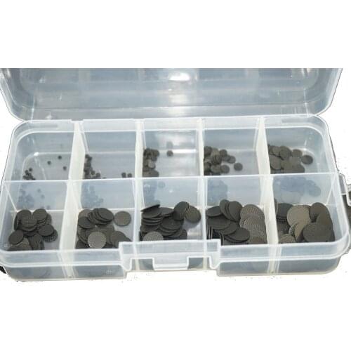 100PC/LOT keypad repair KIT for IR remote controllers - conductive pads , 1.5mm,2mm,3mm,4mm,5mm,6mm,7mm,8mm,9mm,10mm