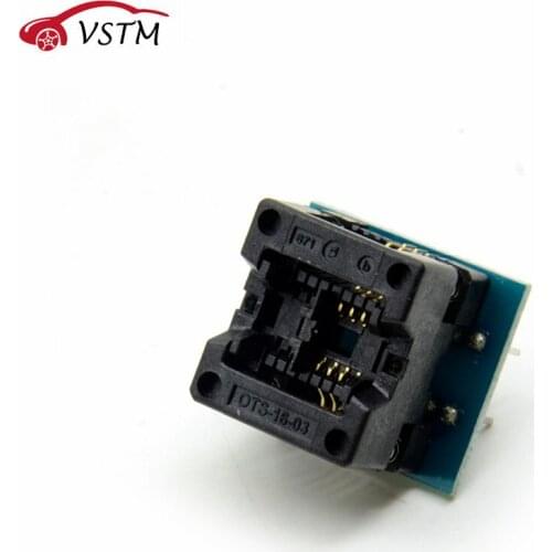 2018 SOIC8 SOP8 to DIP8 EZ Socket Converter Module Programmer Output Power Adapter With 150mil Connector SOIC 8 SOP 8 To DIP 8
