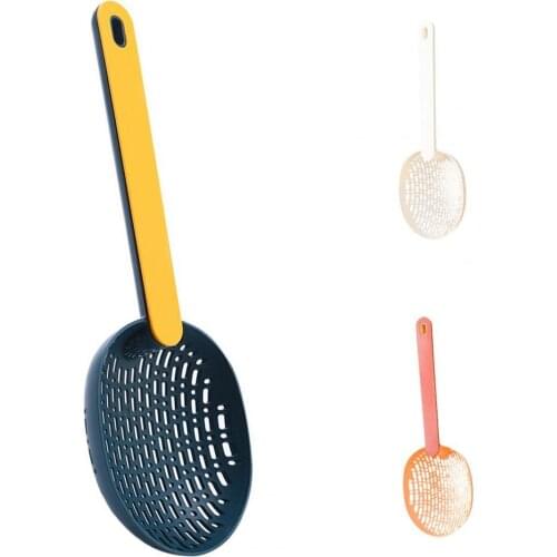 Handle Hollow Colander Household Quick Drain ABS Kitchen Vegetable Noodle Filter Spoon for Home Kitchen Cooking Supplies