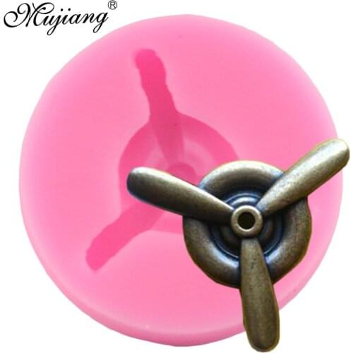 Airplane Propeller Silicone Mold Baby Birthday Cupcake Topper Fondant Cake Decorating Resin Clay Candy Chocolate Gumpaste Moulds