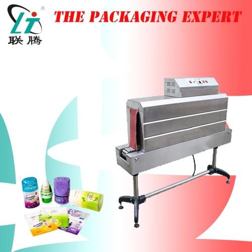 Bottle Tube Glass Can Label Shrinking Machine Packing Wrapping Machine Heat Thermal Shrink Heating Tunnel Chunnel Plastic Film