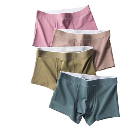 3pcs Male Panties Modal Cotton Underwear Boxers Breathable Hight Quality Mens Underpants Comfortable Shorts Plus Size XXXL