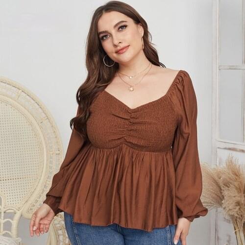 UETEEY Peplum Blouses