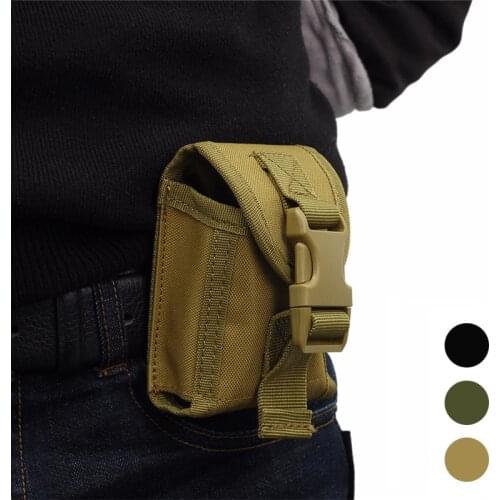 Outdoor Military Tactical Molle Waist Accessories Bag Belt Phone Pouch Utility Sundries Bag Hunting Hiking Camping Waist Pack