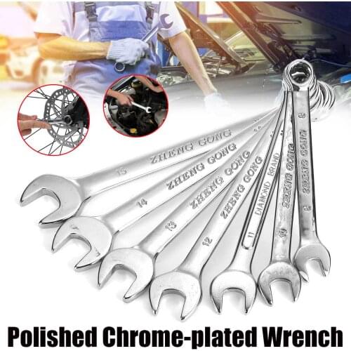8-15mm wrench multi-function tool key ratchet wrench flexible wrench universal wrench car repair tool open end wrench tool