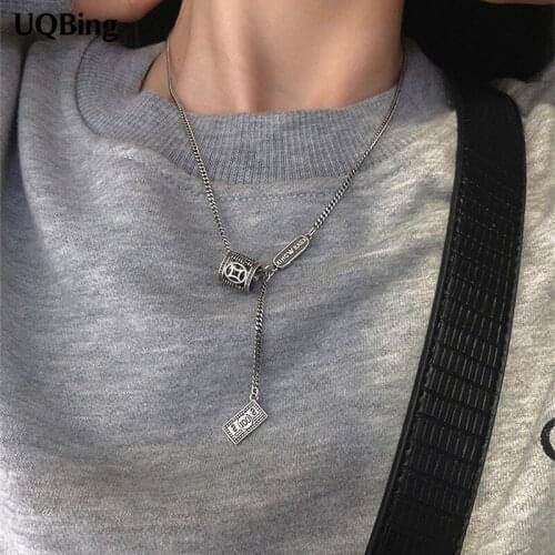 Vintage Lucky Rich Abacus Pendant Necklaces For Women Fashion 925 Sterling Silver Jewelry