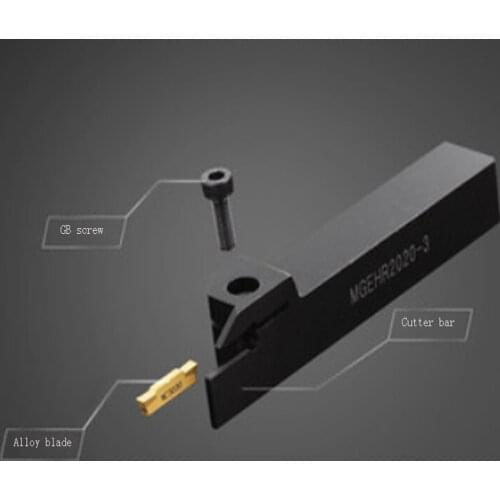 WALTETAP CNC Lathe Grooving And Cutting Turning Tool Rod MGEHR 1010 1212 1616 2020 2525- 1.5 2 3 4 5 6