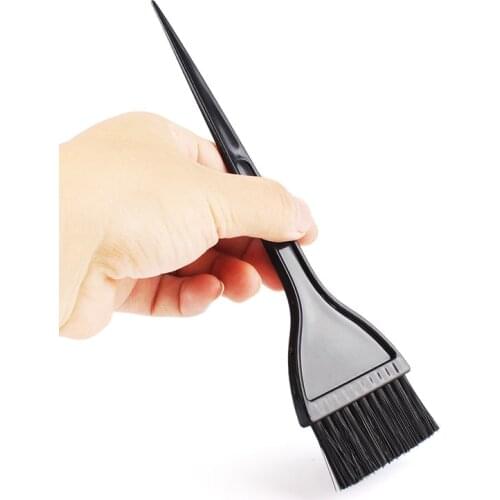 1Pcs Hair Brush Hairdressing Brushes Professional Salon Hair Bleach Tint Perm Dye Coloring Brush Black Comb Styling Tool #88471