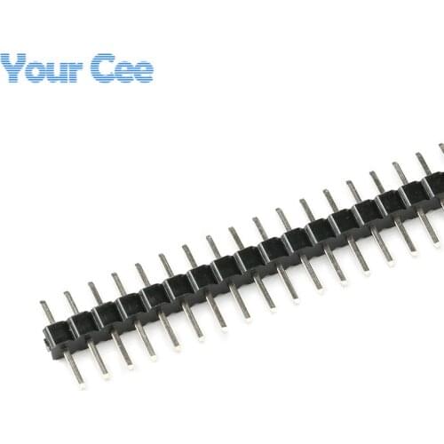 10 pcs 2.00mm 1*40 Pin Copper Needles Single Row Pin Header Strip 40P 2mm