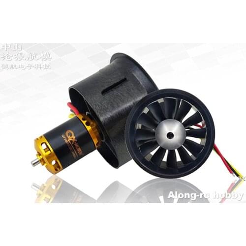 12 Blades QX 64mm 4S EDF Fan Jet 2822-3800kv 1.7kg Push or 2822-3500kv 1.2kg Push For RC airplane model hobby EDF plane part