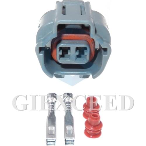 2 Sets 2 Pin 2 Series Auto Sealed Female Connector 6189-0651 Car Waterproof Wiring Socket Cable Harness Plug