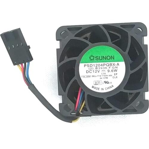 40*40*28mm 4cm PSD1204PQBX-A DC 12V 9.6W 0.8A 4-wires server cooling fan