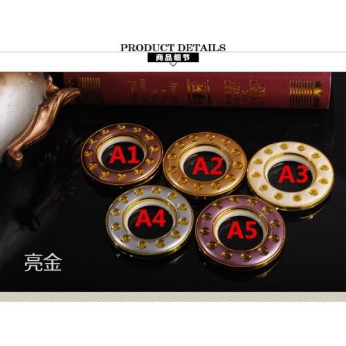 40PCS High quality decoration curtain accessories plastic rings eyelets for curtains ring roman grommet for curtains