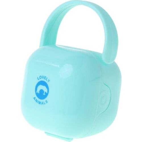 Baby Pacifier Box Storage Case Handle Newborn Soother Container Portable Clean Travel Holder Kids Children Dust Proof