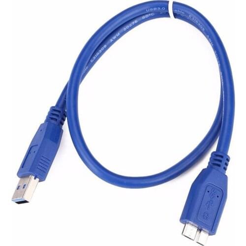 FULL-USB 3.0 A To Micro-Type B Cable For WD Seagate Samsung External Hard Drive