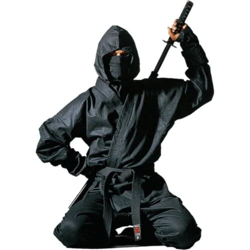 Royal pie Customization Top Quality Black Japan Ninja Uniform Suit yoga and Martial arts training suit