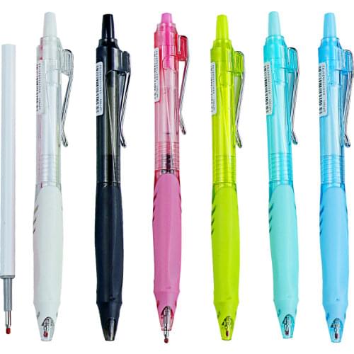 Hot Selling Bullet Head Gel Pens Bosch GP7001 6 Colors 0.5mm Black Refill for Writing Office Markers School Student Stationery